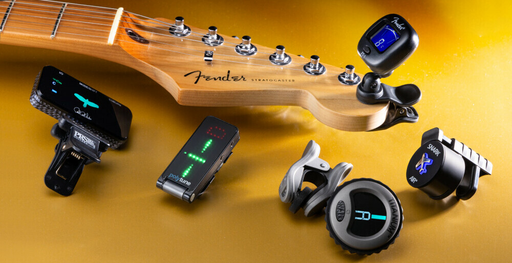 Clip-On Tuners - Strung Guitars